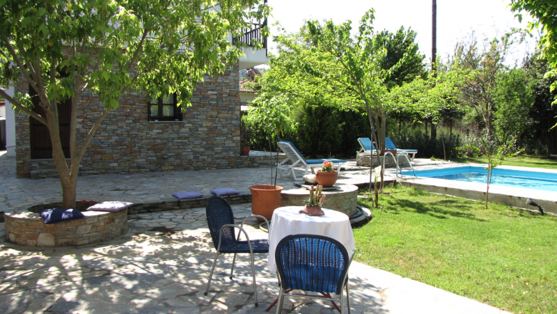Partial view of the garden