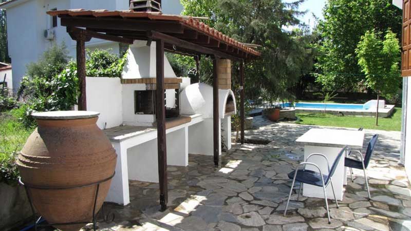 exterior view from villa - BBQ
