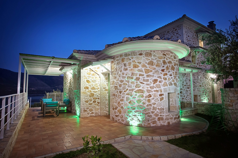 The villa Avra - exterior view