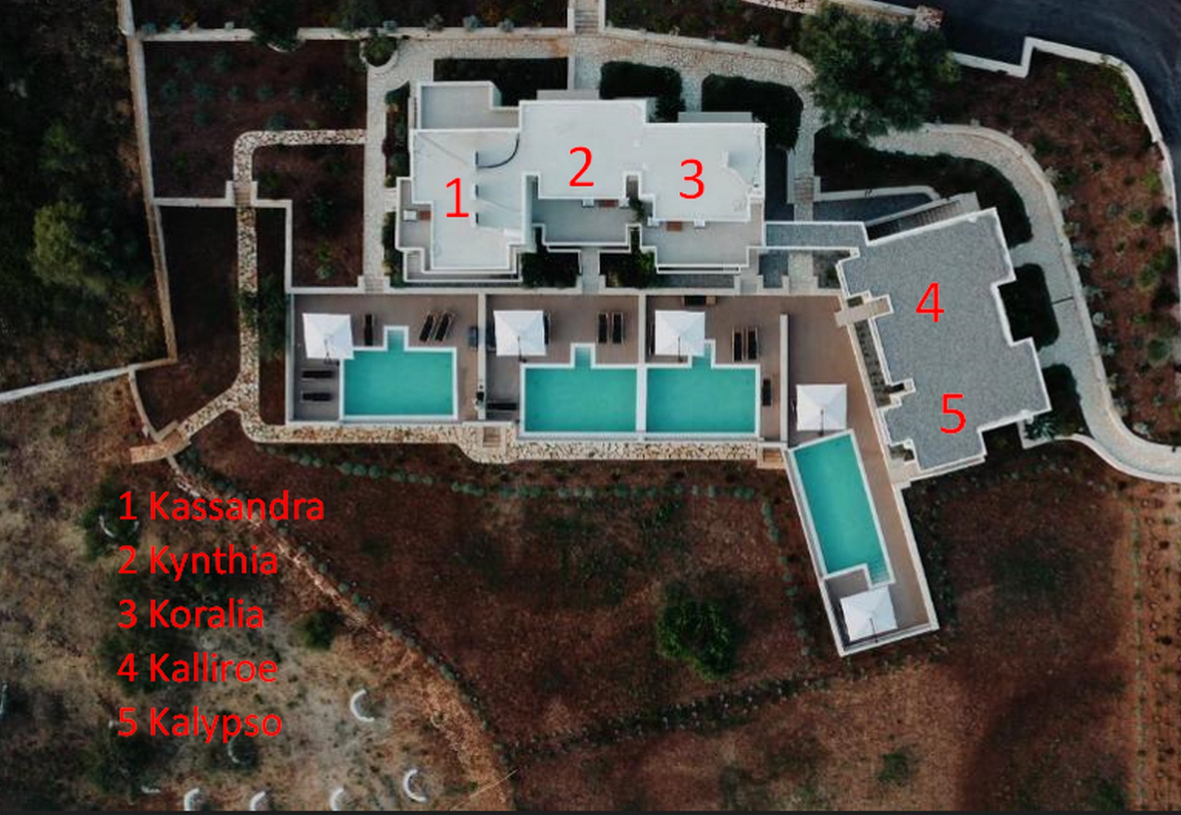 Five Villas in Plataria