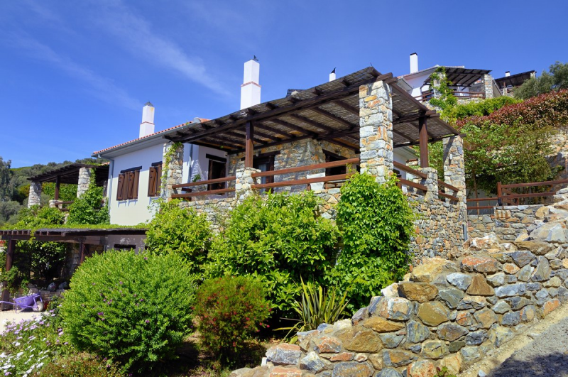 krinos villa on the right